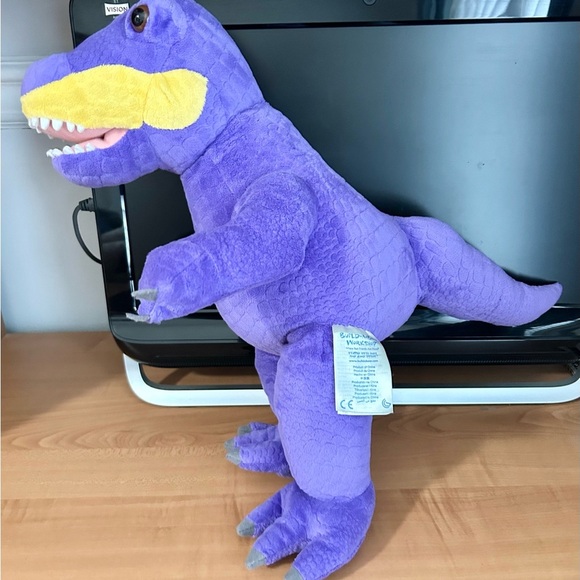 Build a bear dinosaur T Rex purple plush toys - Picture 2 of 6